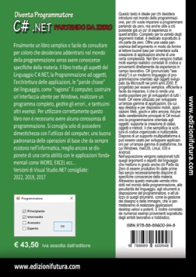 Immagine di DIVENTA PROGRAMMATORE C# .NET - PARTENDO DA ZERO (Cartaceo)